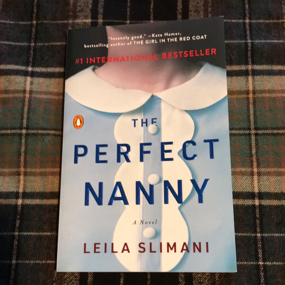 The Perfect Nanny by Leila Slimani - Blue and White Cover